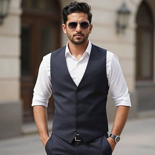 Summer Fashionable Man in Sunglasses