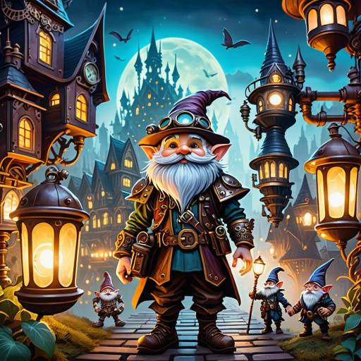 Twilight Adventures in a Steampunk City