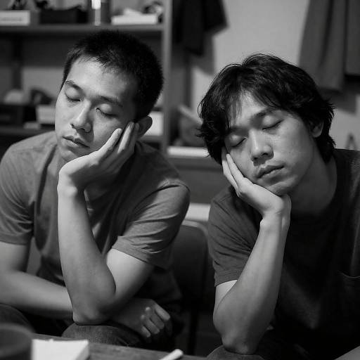 Contemplative Moments in Black and White