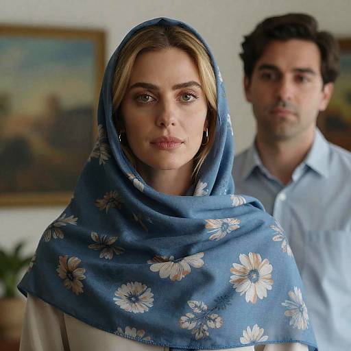 Indoor Portrait of Woman and Man