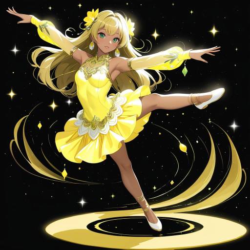 Graceful Solo Pose with Radiant Presence Graceful Solo Pose with Radiant Presence