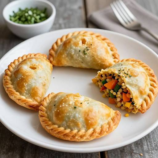 Golden Empanadas with Fresh Herbs