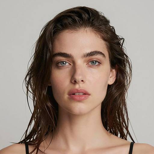Portrait of a Woman with Disheveled Hair