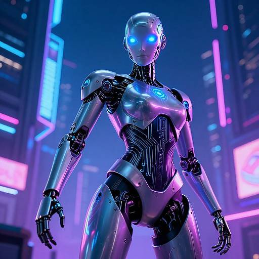 Futuristic Humanoid Robot Design