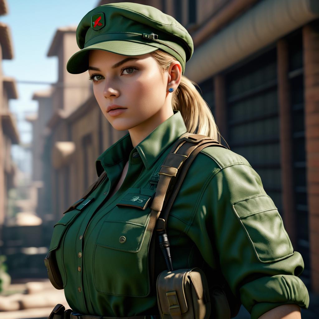 Photorealistic Cammy with Leica Camera