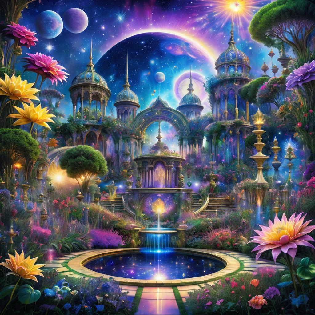 Celestial Garden: Epic Fantasy Art