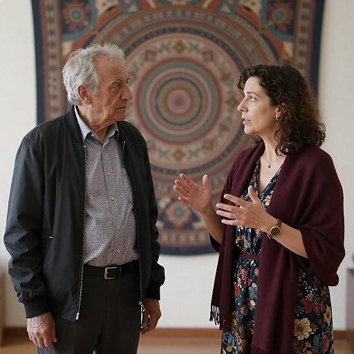 Engaging Indoor Portrait of Two Individuals