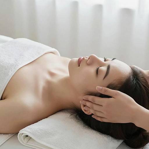 Relaxing Head Massage for Woman
