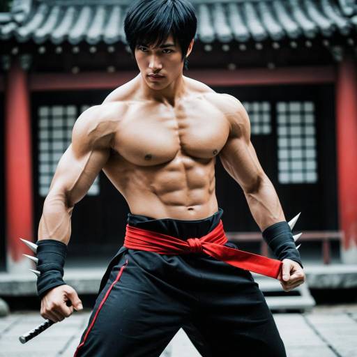 Dynamic Fei Long Cosplay Portrait