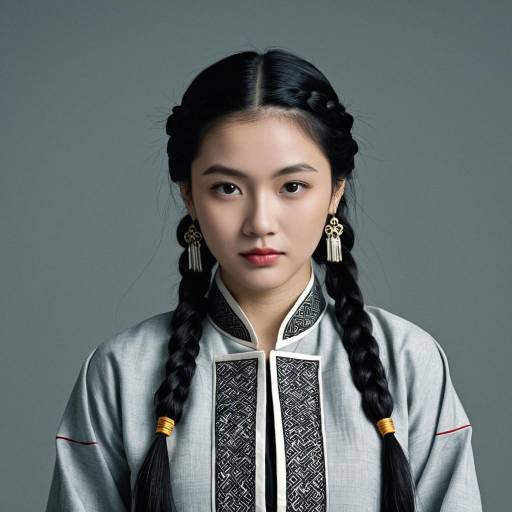 Realistic Iconic Girl Costume Illustration