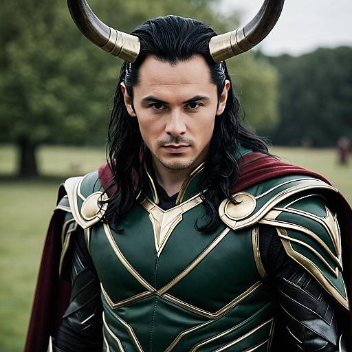 Mysterious Loki in Classic Costume