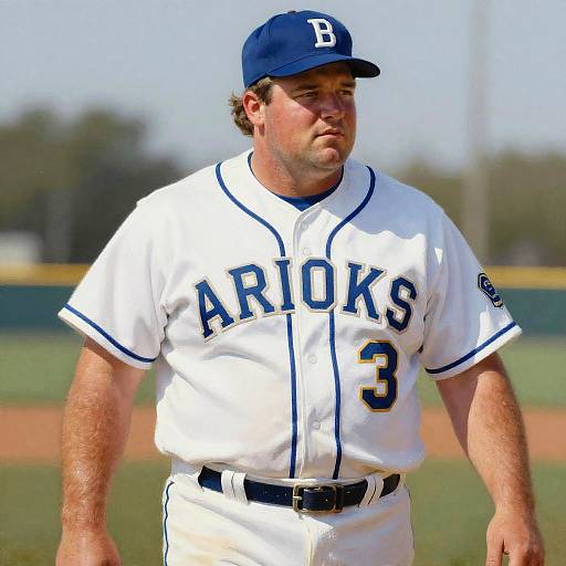 Realistic John Kruk 90s Baseball Portrait