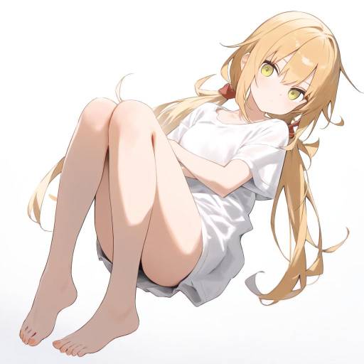 Lonely Satsuki from Kancolle with Twintails