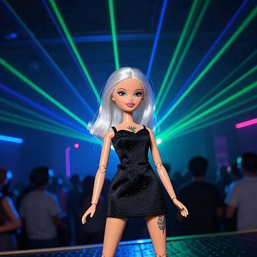 Bratz Doll Style Nightclub Portrait