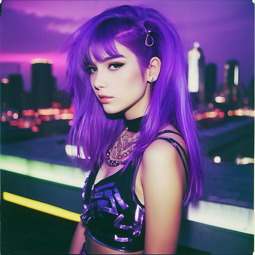 Retro Futuristic Rooftop Party Vibes