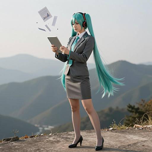 Hatsune Miku as a Financial Executive