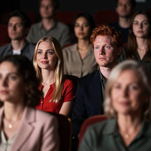 Intimate Movie Theater Audience Scene