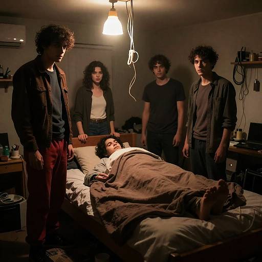 Atmospheric Scene with Intense Emotions