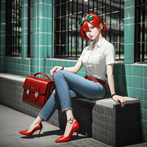 Stylish Girl in Psycho-Pass Theme