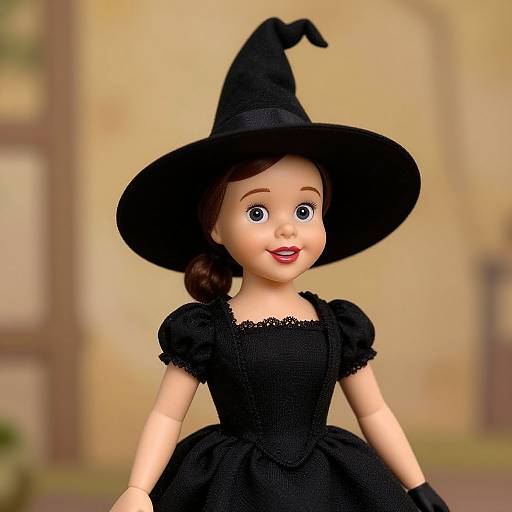 Winnie Witch in Black Attire