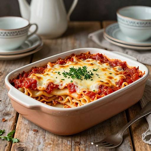 Cozy Comfort Food Casserole Scene