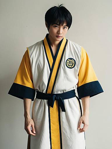 Man Wearing Wu Cosplay Costume