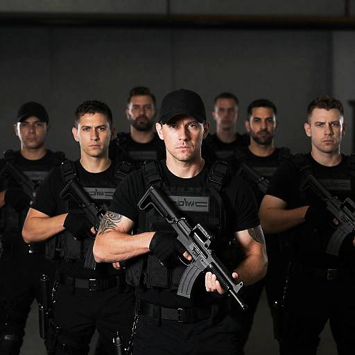 SWAT Team in Tactical Gear Photography