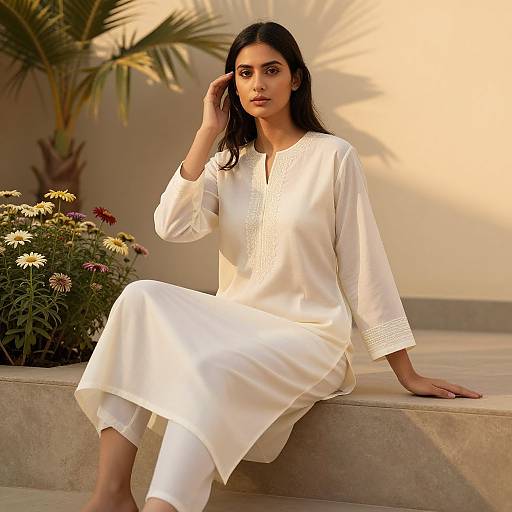 Stylish AI-Designed Shalwar Kameez