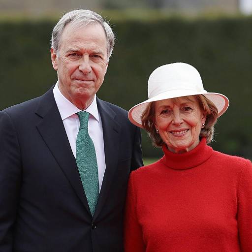 Outdoor Portrait of a Middle-Aged Couple