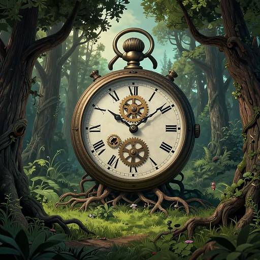 Surreal Insect’s View of Timeless Forest