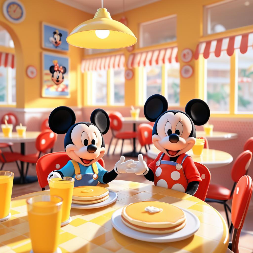 Toddler Mickey and Minnie Breakfast Delight