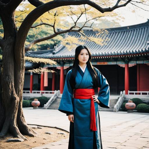 Realistic Mulan-Inspired Outdoor Costume