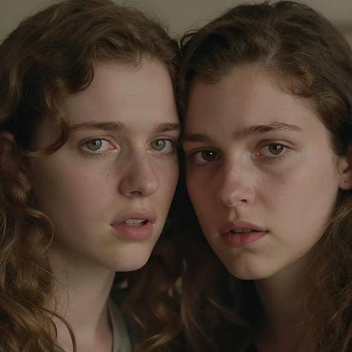 Intimate Portrait of Two Young Women