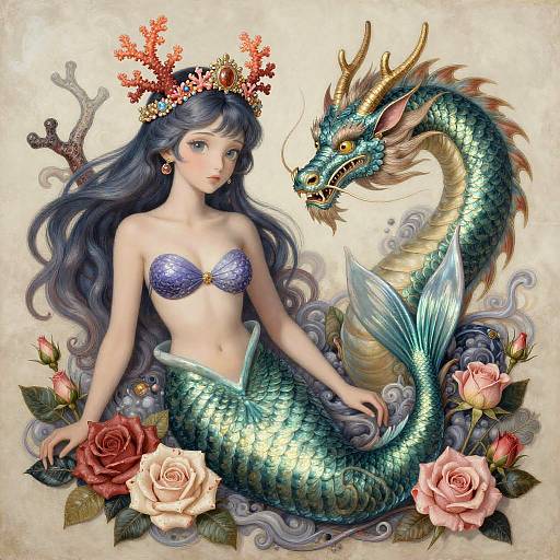 Mermaid and Sea Dragon Album Art