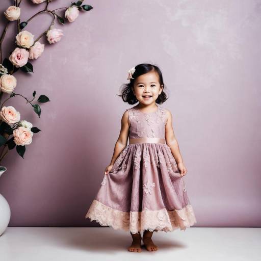 Smiling Toddler Girl in Pink Dress