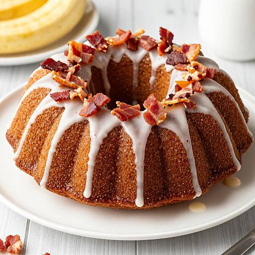 Banana Bacon Bundt Cake Recipe