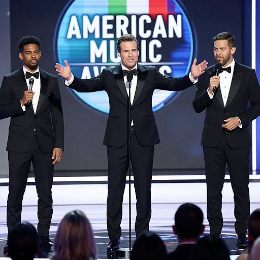 Presenters on Stage at American Music Awards