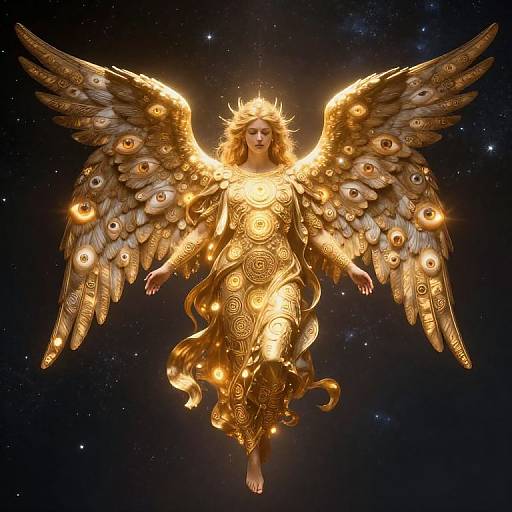 Biblically Accurate Six-Winged Angel