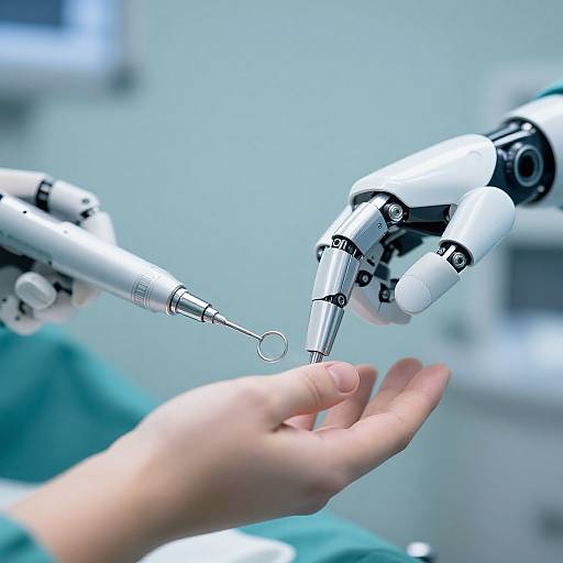 Robotic and Human Hand in Surgery