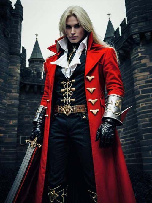 Realistic Alucard Cosplay Photograph