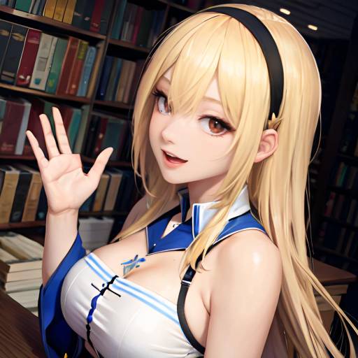 Aesthetic Lucy Heartfilia Close-Up Portrait