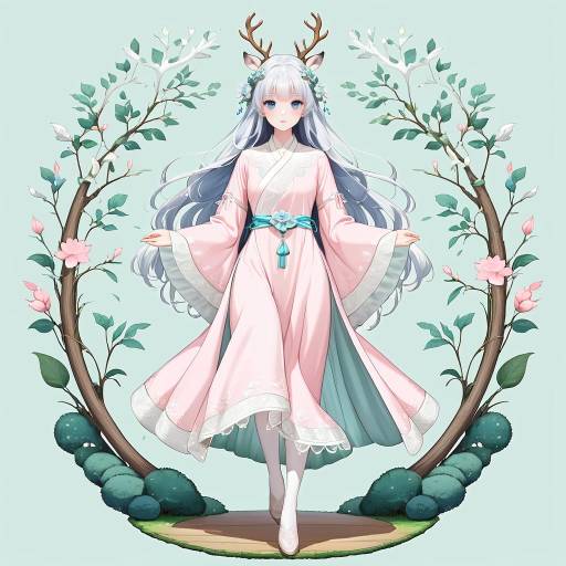 Ethereal Serene Spirit in Nature
