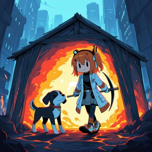 Adachi Rei: Adventurer in Lava Fields