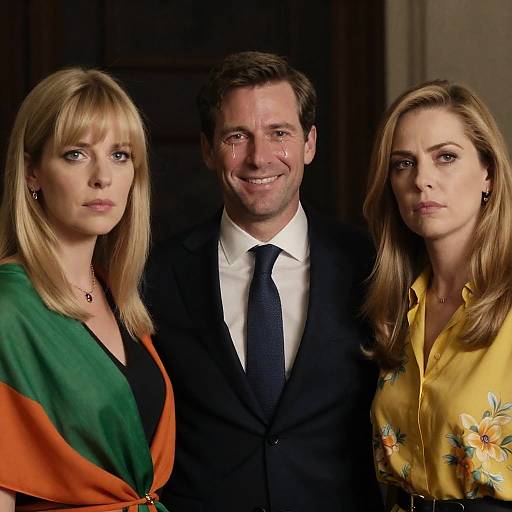 Emotional Portrait of Three Individuals