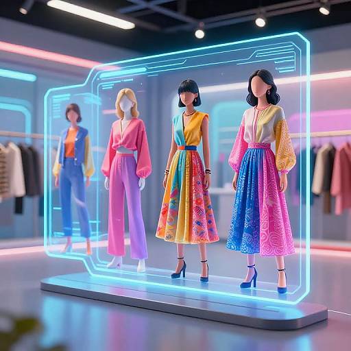 Futuristic AI Virtual Wardrobe Assistant