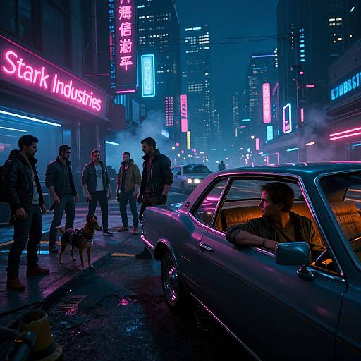 Cyberpunk 2077 Neon City Scenes