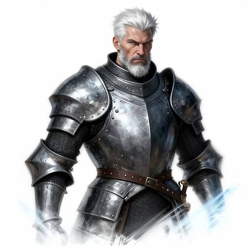 Ice-Buried Stern Knight Sketch