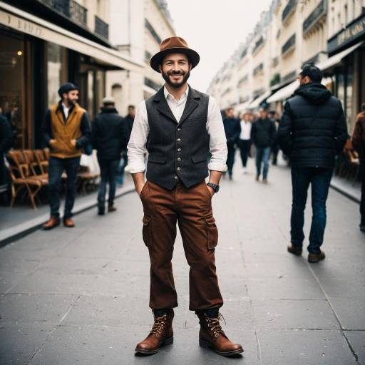 Charming Male in Parisian Attire