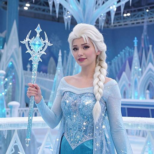 Regal Elsa in Winter Wonderland