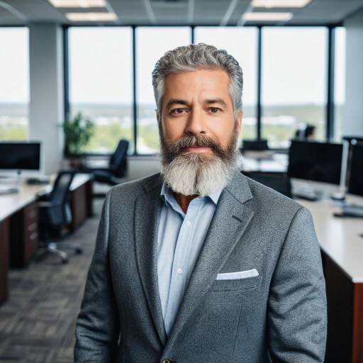 Confident Mature Businessman in Office